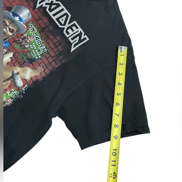 Iron Maiden The Book Of Souls US Tour 2017 T-Shirt Black Band Tee Men’s Large - Picture 8 of 11